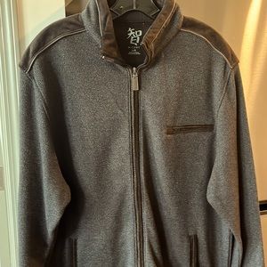 Large brown full zip jacket…Nicoby brand